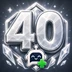 Level 40 badge